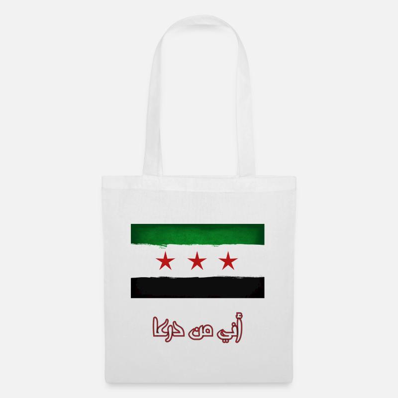 Daraa - Syria - Stoffbeutel - Weiß