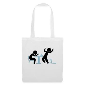 A poker player wins a game - Tote Bag - white - Front
