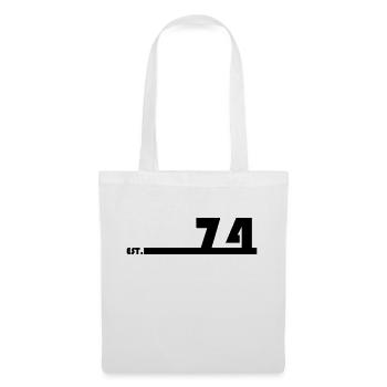 74_Black_Bauhaus93 - Stoffbeutel - Weiß - Vorne