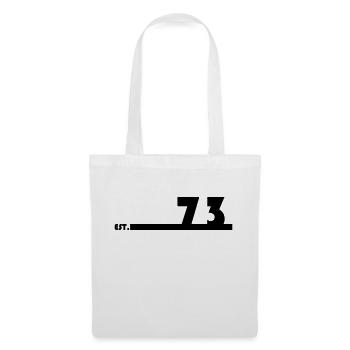 73_Black - Stoffbeutel - Weiß - Vorne