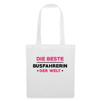 Busfahrer Busfahrerin Bus Reisebusse Fahrer Auto - Stoffbeutel - Weiß - Vorne