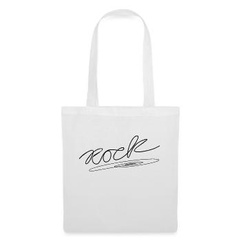 rock - Sac en tissu - blanc - Devant