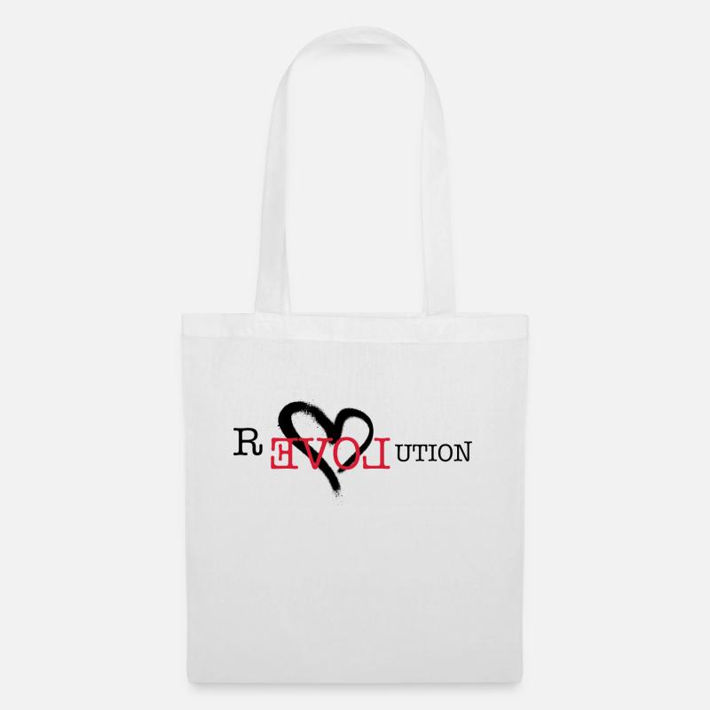 Revolution Love - Stoffbeutel - Weiß