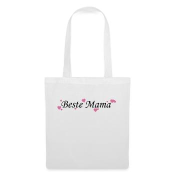 Beste Mama - Stoffbeutel - Weiß - Vorne