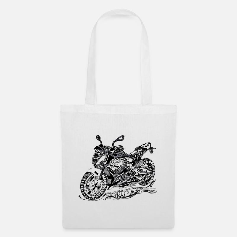 Biker saying - Tote Bag - white