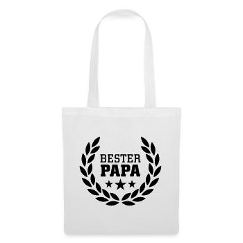 Bester Papa - Stoffbeutel - Weiß - Vorne