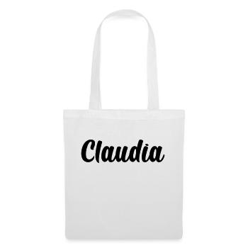 Claudia - Stoffbeutel - Weiß - Vorne