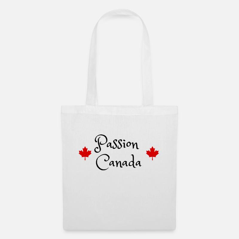 passion kanada montreal reise urlaub quebec - Stoffbeutel - Weiß