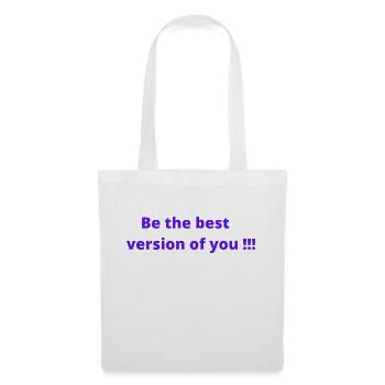 Be the best version of you - Tote Bag - white - Front
