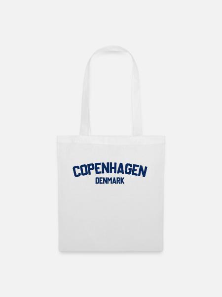 Kopenhagen Dänemark - Stoffbeutel - Weiß