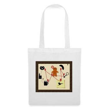 Alsace Détective - Sac en tissu - blanc - Devant