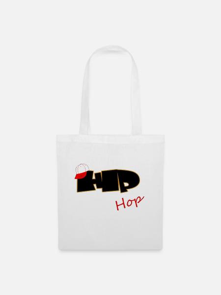 Hip Hop - Stoffbeutel - Weiß
