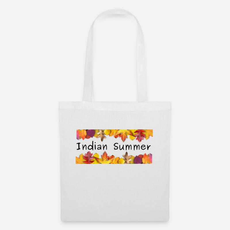 Indian-Summer 1 - Stoffbeutel - Weiß