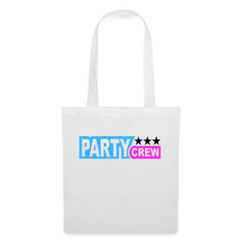 Party Crew Fun Stars Celebrate Team Friends Member - Sac en tissu - blanc - Devant
