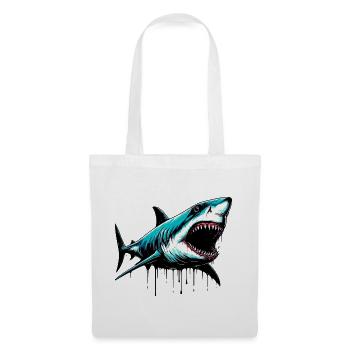 Shark - Tote Bag - white - Front