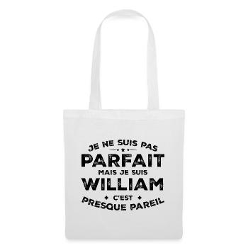 William A First Name, An Attitude Humor William - Tote Bag - white - Front