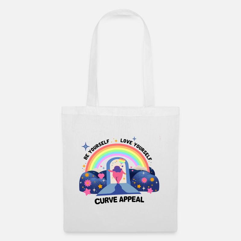 Rainbow Graphics Pride and Acceptance – Love - Tote Bag - white