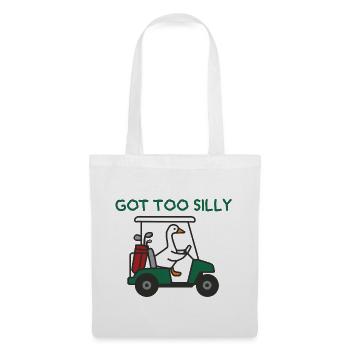 Goose in golf cart - Tote Bag - white - Front