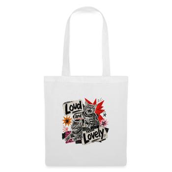 Naughty & Loud Bengal Cat - Tote Bag - white - Front
