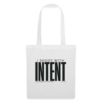 I Shoot With Intent | Photographer's Edition - Tote Bag - white - Front