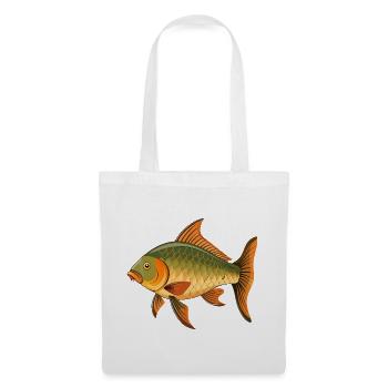 Karpfenfische - Stoffbeutel - Weiß - Vorne