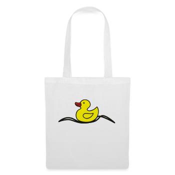 Canard, bien, quelque chose de bon - Sac en tissu - blanc - Devant