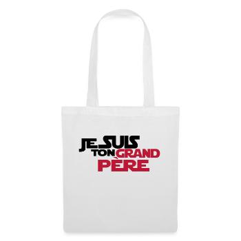 JE SUIS Ton grand père - Sac en tissu - blanc - Devant