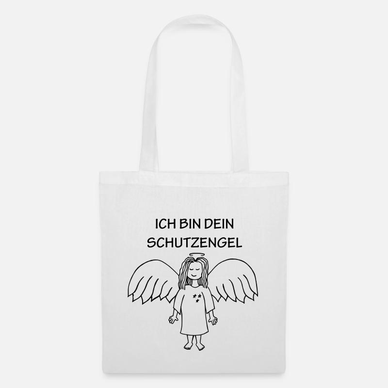 Schutzengel - Stoffbeutel - Weiß