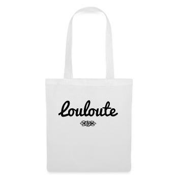 Louloute - Sac en tissu - blanc - Devant