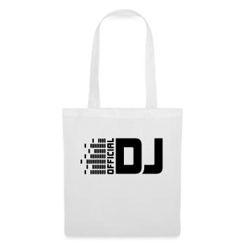 official_dj__f1 - Sac en tissu - blanc - Devant