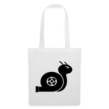 Turbo-Schnecken-Fan-Shirt - Stoffbeutel - Weiß - Vorne