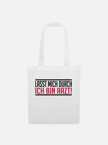 Arzt - Stoffbeutel - Weiß