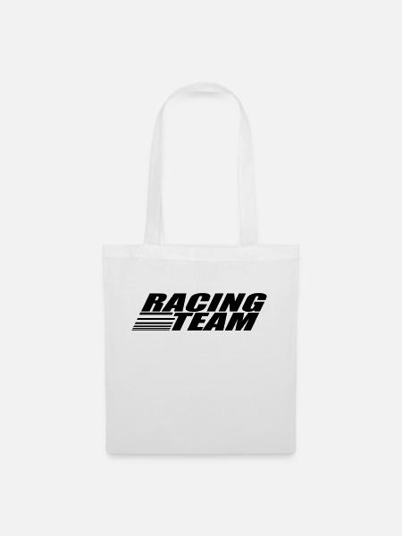Racing Team - Stoffbeutel - Weiß