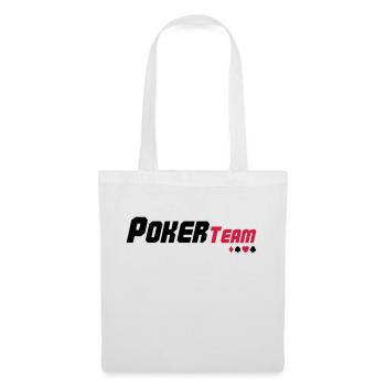 poker_team_02 - Stoffbeutel - Weiß - Vorne