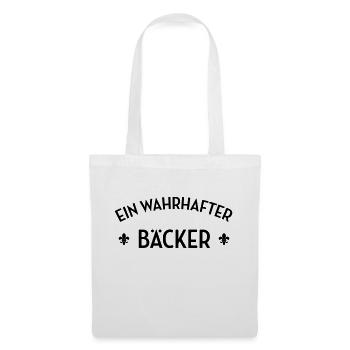 Bäcker Bäckerin Bäckerei Brot Koch Konditor Gebäck - Stoffbeutel - Weiß - Vorne