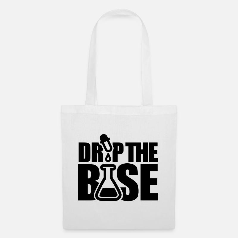 Drop the base - Sac en tissu - blanc