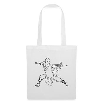 Kung Fu Shaolin Monk - Tote Bag - white - Front