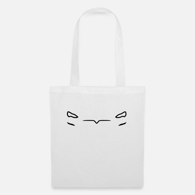 Model S Face Dark - Tote Bag - white