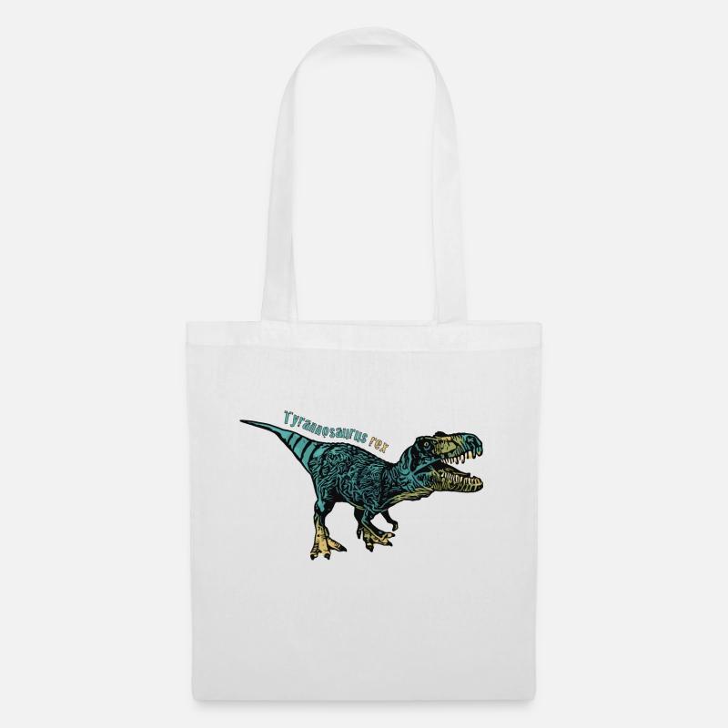 T-Rex - Tote Bag - white