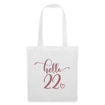 Hello 22 - Cute 22nd Birthday Gift For Women - Tote Bag - white - Front