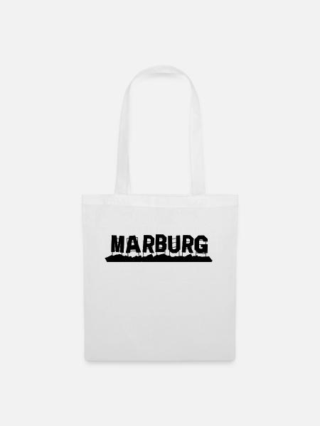 Marburg - Stoffbeutel - Weiß