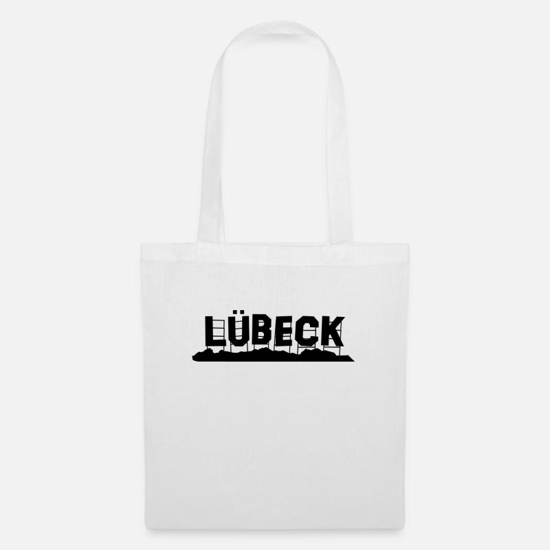 Lübeck - Stoffbeutel - Weiß