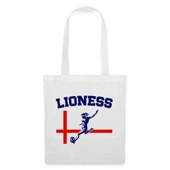 Lionnes championnes d’Angleterre de football féminin - Sac en tissu - blanc - Devant