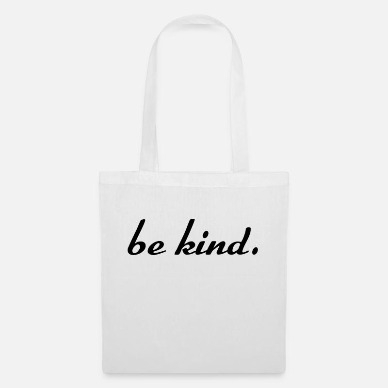bekind - Stoffbeutel - Weiß