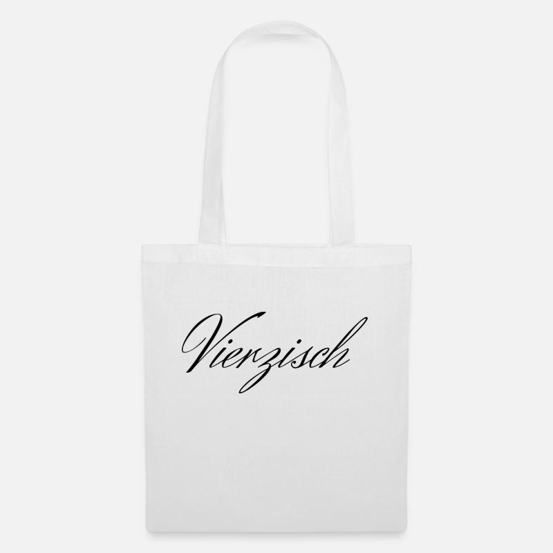 Vierzisch - Stoffbeutel - Weiß