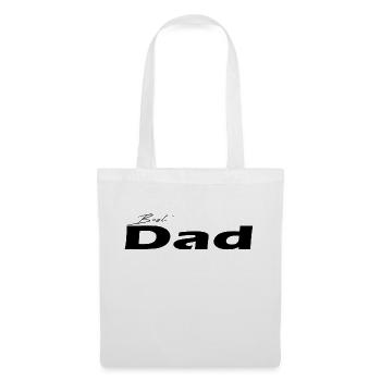 Best Dad black - Tote Bag - white - Front