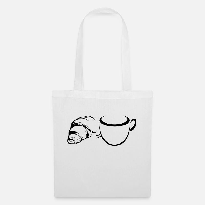 Caffè - Borsa di stoffa - bianco