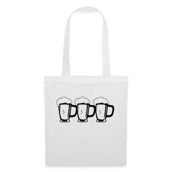 Beer glasses - Tote Bag - white - Front