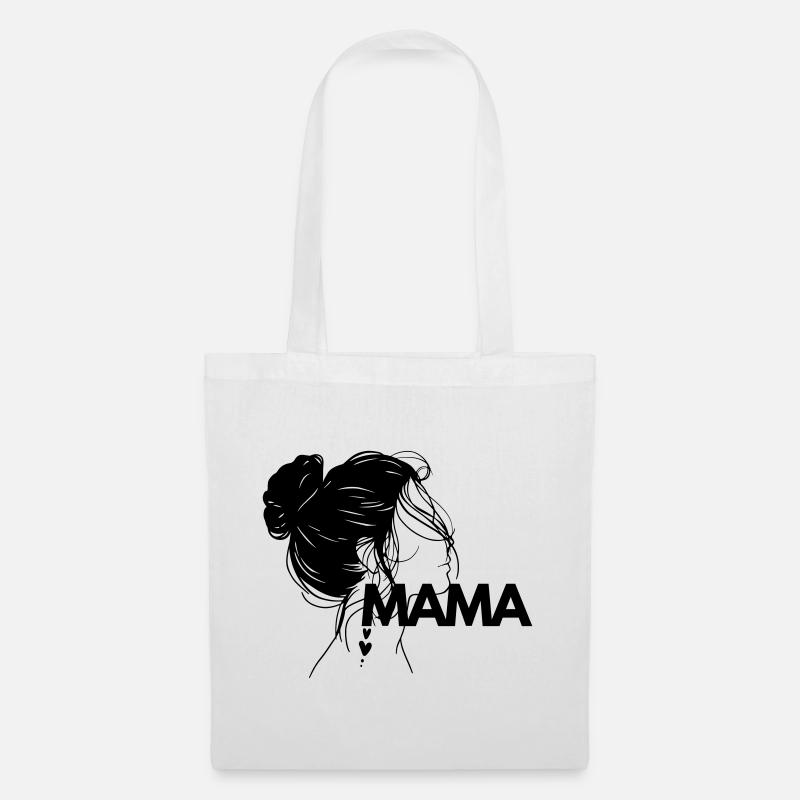 Cool Mama Sweatshirt, Mama Long Sleeve Shirt, Gift - Tote Bag - white