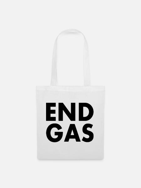 End gas - Stoffbeutel - Weiß